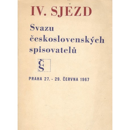IV. sjezd svazu československých spisovatelů 