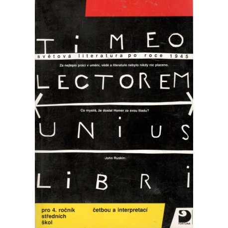 Kol.: Světová literatura po roce1945 pro 4. roč.středních škol 