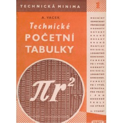 VAcek, A.: Technické početní tabulky