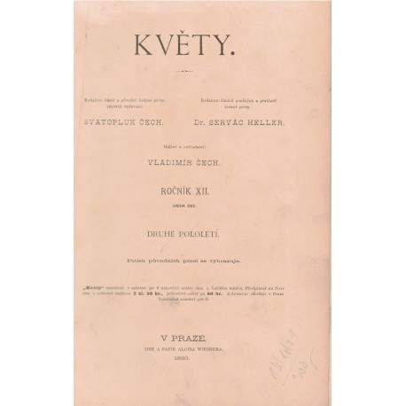 Květy. Ročník XII. 