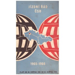 Jízdní řád ČSD 1965-1966