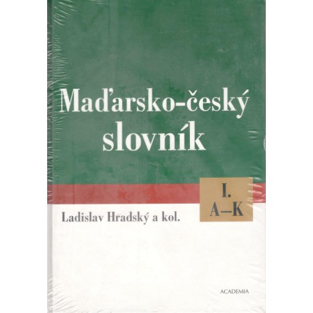 Hradský, L. a kol.: Maďarsko-český slovník A-Z