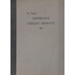 Franc, F.: Universální tabulky úrokové