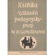 Gončarov, N.: Kritika základů pedagogiky