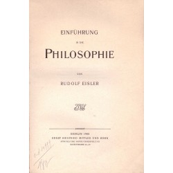 Einführung in die Philosophie