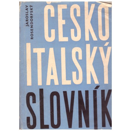 Rosendorfský, J.: Česko-italský slovník